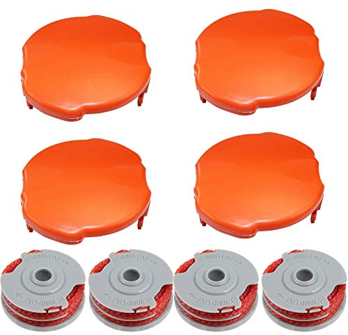 Bobina per strimmer a doppia linea, bobina di alimentazione automatica e ricambio per flymo fly021 fly060 per tagliaerba contorno trimmers-4 pezzi
