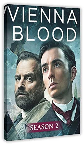 MSRV Vienna Blood Season 2 Poster Leinwand Poster Schlafzimmer Dekor Sport Landschaft Büro Zimmer Dekor Geschenkrahmen: 30 x 45 cm