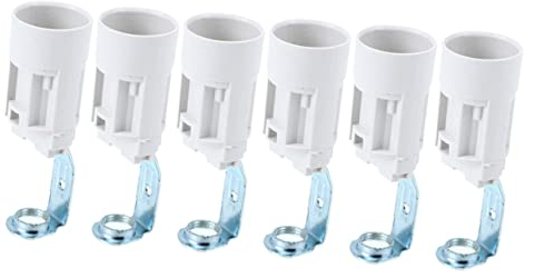Angoily 6 Stück E14-Schraubhalterung Für Den Außenbereich Kerzenhalter Kerzenleuchter Kerzen-Set Lampenfassung E12-Fassung Kandelaber E14-Lichthalter Lampenteile