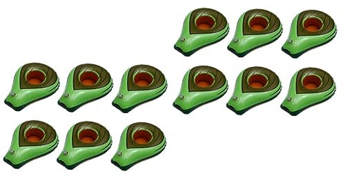 Toyvian 12stücke Aufblasbare Avocado-becherhalter Leichte Schwimmende Untersetzer Für Poolpartys Einfach Zu Befüllen Und Stabil Im Wasser Für Getränke Und Snacks