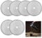 6 PCS Press Replacement Filter Mesh Screen, Stainless Steel Filter Coffee Jug, Reusable Coffee Filters, Universal Mesh Filter, Tea Filter