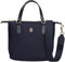 Tommy Hilfiger POPPY SMALL TOTE CORP Tragetasche Damen, Blau (Space Blue), OS