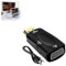 Pzgone Tv Streaming Device, Tv Streaming Device Display Adapter, Smart Tv Streaming Device, HDMI to VGA Video and Audio Converter (Black + Audio Cable)