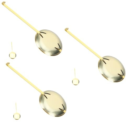 Housoutil Bausätze 3St Ersatzpendel für Wanduhren Uhrpendelteil Melodien in Bewegung-Wanduhr pendeluhrwerk Bausatz wecker Zubehör für Wanduhren Uhrenpendel Lieferungen Jahrgang Suite Groß