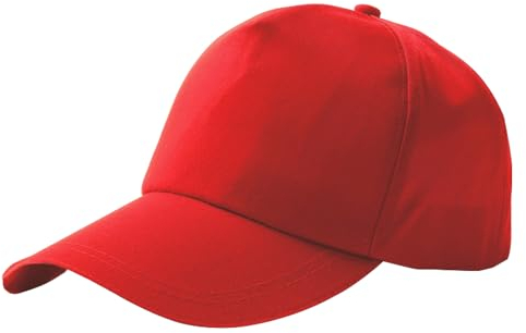 Chyuxinda Baseballkappe Baseball Cap Kappe Basecap Sonnenmütze Hüte Mützen für Herren und Damen Unisex Sport Outdoor Running (DE/NL/SE/PL, Alphanumerisch, Einheitsgröße, Rot)