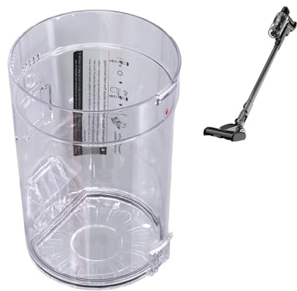 Staubsaugerteile Staubbehälter, Staubeimer Ersatz für P10 P11 P10PRO Zubehör, ABS Hand-Akku-Staubsauger Staubsammelbecher Ersatz Staubbox