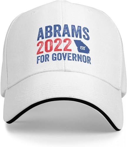 Baseballkappe Snapback Sonnenhut Stacey Abrams für Gouverneur Cap Baseball Cap Lustige Mütze Sportmützen Damen Hüte Herren Hip Hop Geburtstagsgeschenk