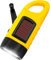 BINGKELE Wind Up Portable Camping Torch - Hand Crank Rechargeable Dynamo Solar Flashlight for Climbing Hiking (1 Pack)