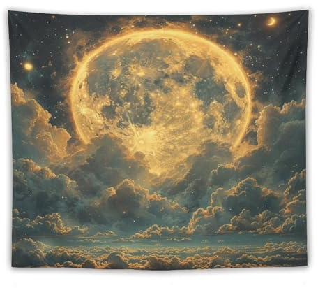 NACHOMACHO MOON LIGHT Wandteppich, Wandbehang, Tapestries Wandtuch, Wandkunst Für Schlafzimmer Und Wohnzimmer 50x60