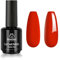 Beetles UV Gel Nagellack - 15 ml Echtes Rot Gel Nail Polish Neujahr rot Gellack Nagelgel für Anfänger Nagelgel Nagelkunst DIY