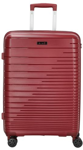 D&N Travel Line 4600-4-Rollen-Trolley M 65 cm Wine red