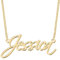 UMAGICBOX Custom Name Necklace for Women and Teens - Personalized Jewelry in Sterling Silver/Stainless Steel with Gold Plating, Gift for Birthdays, Anniversaries, Christmas, Mother's Day (Gold)