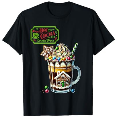 Tasses à chocolat chaud de Noël en famille T-Shirt