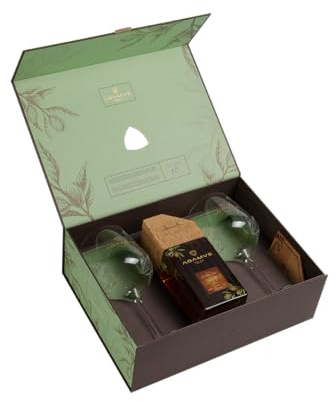 Caja de Regalo Adamus Ginebra Orgánica Signature Edition 2023-70cl | Incluye 2 Copas y 2 Bases de Corcho Natural