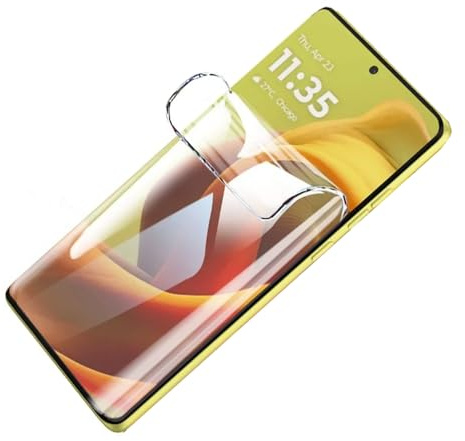 Yiranzix 2 piezas Película hidrogel antipolvo para Motorola Moto G35 5G 6.72 Película de gel tpu protectora de pantalla flexible de alta definición transparente