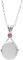 Silberne Muschel Halskette H2O Mermaid Melody Cosplay Anhänger Schmuck Metall Muschel Necklace (Pink)