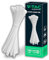 V-TAC Fascette per Cavi in Plastica Bianche misura 4.5 mm x 350 mm - Confezione 100 Pezzi - Fascette per Cablaggio Multiuso - Stringicavo Fermacavi Elettricista, Meccanico, Giardinaggio - Bianco