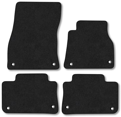 Audi e-tron (2019-2023) [SUV] Premium Carpet Car Mats | Black Edge Trim Premium Floor Mats Tailored Fit Full Coverage Protection Accessories Easy Clean Anti Slip Made in the UK