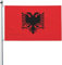 Bandiera Albania Bandiera Della Brezza 2 Occhielli Metallici Rinforzata Striscione All'Aperto, Per Giardino, Eventi, Balcone, 90x150cm