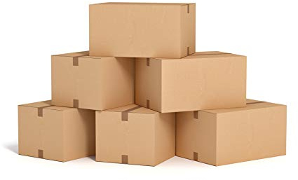 Ambassador Packing Carton Cardboard Box Single Wall Strong Flat-packed 482x305x305mm Ref SC-18 [Pack of 25] , 307581