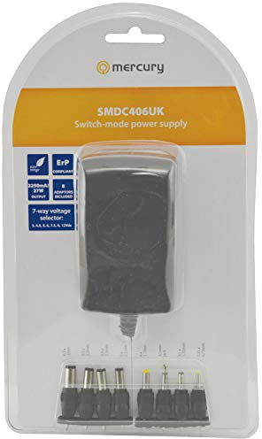 Mercury | Energy Efficient Switch-mode Power Supply with Multiple Adaptors & Adjustable Voltage | 2250mA