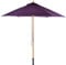 BrackenStyle Wooden Garden Parasol – Pully Operated and Machine Washable Garden Umbrella (Natural)