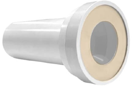 Regiplast M90M Manchon droit pour sortie de cuvette Ø 90 mm x 255 mm, Blanc