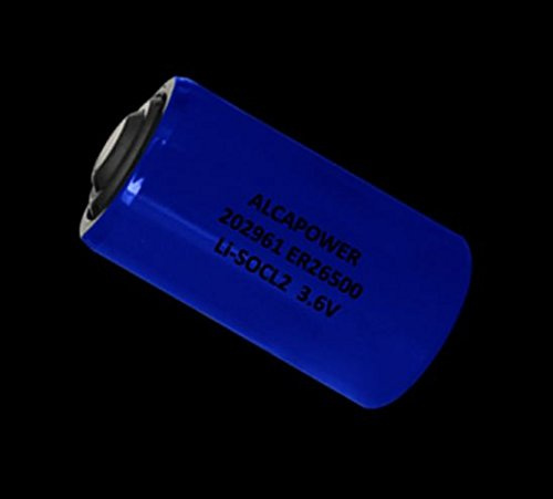 ALCAPOWER Batteria PILA Litio Li-SOCL2 Formato C 3.6V 9000mAh