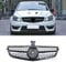 motorfansclub schwarz glänzend Chrom Grill Für Mercedes-Benz C-Class W204 C200 C300 C350 08–13