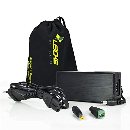 LEICKE 72W Netzteil 12V 6A | kompatibel mit Pico PSU, LED Streifen Strip, HifiBerry AMP und AMP 2, NAS, LCD TFT Bildschirmen Monitoren, externen Festplatten etc.