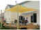 Patio Sun Shade Sail Canopy, 6' x 8' Rectangle Shade Cloth UV Block Sunshade Fabric - Outdoor Cover Awning Shelter for Pergola Backyard Garden Yard (Sand Color)