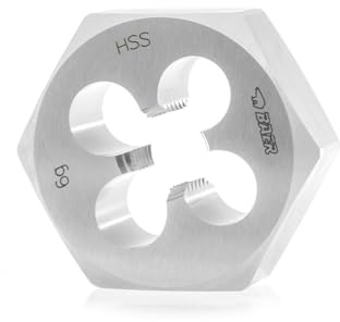 BAER Sechskantmutter G 1.1/4 x 11 - HSS - Rohrgewinde - Sechskantschneideisen | Gewindeschneider | Schneidmutter | Rohrgewindeschneider