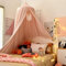 Baby Baldachin Betthimmel Kinder Babys Bett Baumwolle Hängende Moskiton für Schlafzimmer Ankleidezimmer Spiel Lesen Zeit Höhe 250 cm (Rosa)