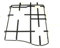 Griglie Ariston Hotpoint Indesit 2 Griglie per cucina piano cottura 4 fuochi a gas - C00303495 - C00303496 PC640 PCN640 (Griglia sinistra GRG366)