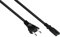 Kabelmeister Euro-Netzkabel - 7,5 m - Euro-Stecker Typ C (gerade) an C7/Euro 8 Buchse (gerade) - KUPFERLEITER - 0,75 mm² - für TV, Konsole, Radio, Netzteil - SCHWARZ - Qualitätware vom KABELMEISTER