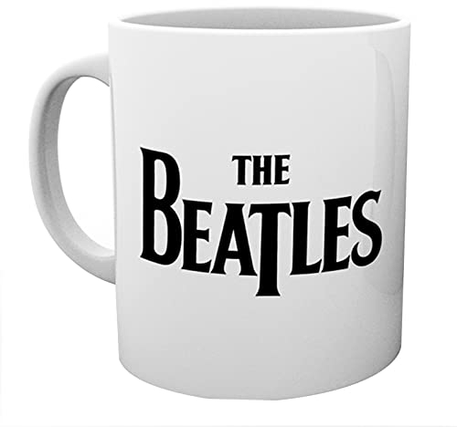 ABYSTYLE GB eye - Taza de cerámica para café y té con logotipo de The Beatles, 325 ml, diseño de banda de artistas musicales, regalo esencial para el hogar y la cocina