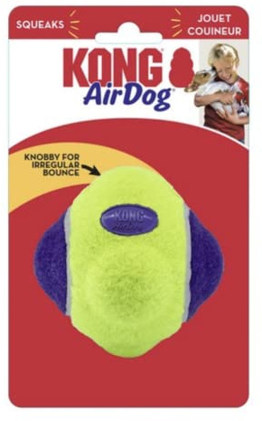 KONG AirDog Squeaker Knobby Ball Medium/Large