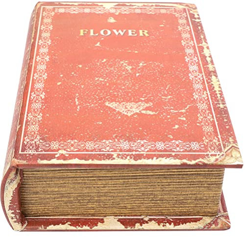BESPORTBLE Buchform Aufbewahrungsbox Retro Holzbox Bibel Koran Aufbewahrung Behälter Uhrenbox Schmuckschatulle Schmuckkästchen Vintage Schachtel für Bücher Schmuck Tischdeko B