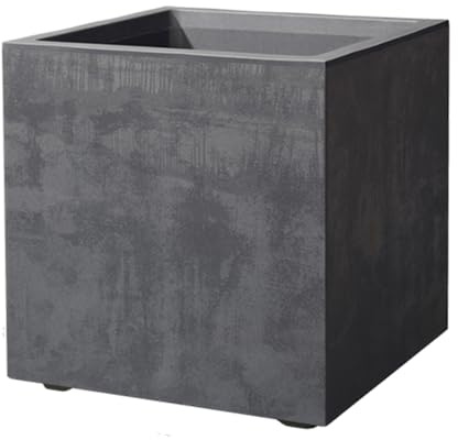 DEROMA Vaso CUBO Millenium 49 CM Antracite
