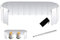 Kellegour Faltbar Aluminium Windschutz,Camping Windschutzscheibe Windscreen,mit 16 Lamellen aus Faltbar Aluminium Windschutz,1 Teleskop Blasrohrfür,für Outdoor,Picknick,Öfen,Campingkochern,Gaskochern