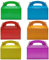 Aisamco 30 Pieces Paper Square Gift Boxes with Pure Color (6 Color) - 15.8 x 9.2 x 8.5cm/6.22 x 3.62 x 3.35 Inches - Small Boxes for Wedding and Party Gifts DIY Favours, Handmade Soap & Candy