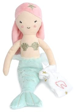 MON AMI Meerjungfrau Stand Feenpuppe - 25,4 cm, Premium Plüschpuppe mit Zahnansammlungsbeutel, perfektes Loses Zahngeschenk für Kinder, Zahnfee Geschenke für Mädchen