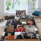 LENTLY Michael Jackson Bettwäsche Bettbezug Für 3D Microfaser Bettwäsche Set Kinder Erwachsene,Mit Reißverschluss Und Kissenbezug Single（135x200cm）