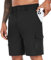 SIHOHAN Kurze Hosen Herren - Sommer Wanderhose Herren Kurz Leichte Schnelltrocknend Wandershorts Atmungsaktiv Stretch Cargo Shorts mit 7 Taschen für Trekking Outdoor(Schwarz,XL)
