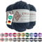 Emilie-Textil Premium Polyacryl-Garn 3X100g 20 Farben OEKO-TEX zertifiziert für Babys/Allergiker, Garn zum häckeln und stricken (3, Blau Grau)