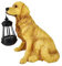 MILISTEN Solar Hängeleuchte Solar Landschaftslaterne Kunstharz Hundedekoration Hofdekor Lampe Gartenlaterne Solar Hängelampe Solar Außenleuchten Balkonlampe Hunde Ornament Laterne