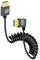 GELRHONR Cable en espiral HDMI 8K ultra fino, HDTV a HDMI 2.1 de alta velocidad, 48 Gbit/s 8 K @ 60 Hz 4 K @ 240 Hz para TV, monitor, ordenador, Xbox, portátil (ángulo