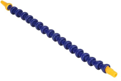 10 Stück flexibler Kühlmittelschlauch, 1/8 BSPT-Gewinde, flexibler Kunststoff-Kühlmittelschlauch, Kunststoff-Wasser-Öl-Kühlrohr für Drehmaschinen, Fräsen, CNC-Maschinen,