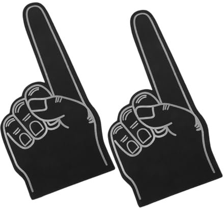 MUSISALY Schaumstofffinger Fingerhandschuh 2 Stück Eva Schaumstoff Cheerleading Requisite Fan Hand Für Sportveranstaltungen Party Lärmmacher