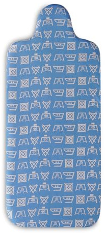 SLIETON Extra Large 54 x 20 inches Iron Board Cover,Made of Soft 100% Cotton Easy Installation, Scorch Resistant Surface (Ironing Runes)